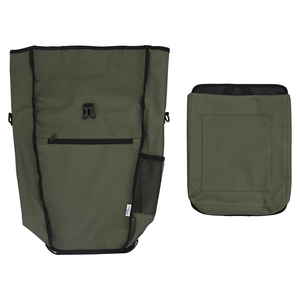 Borsa per Bicicletta per Portapacchi 20 L Verde Oliva 34x16x59 cm