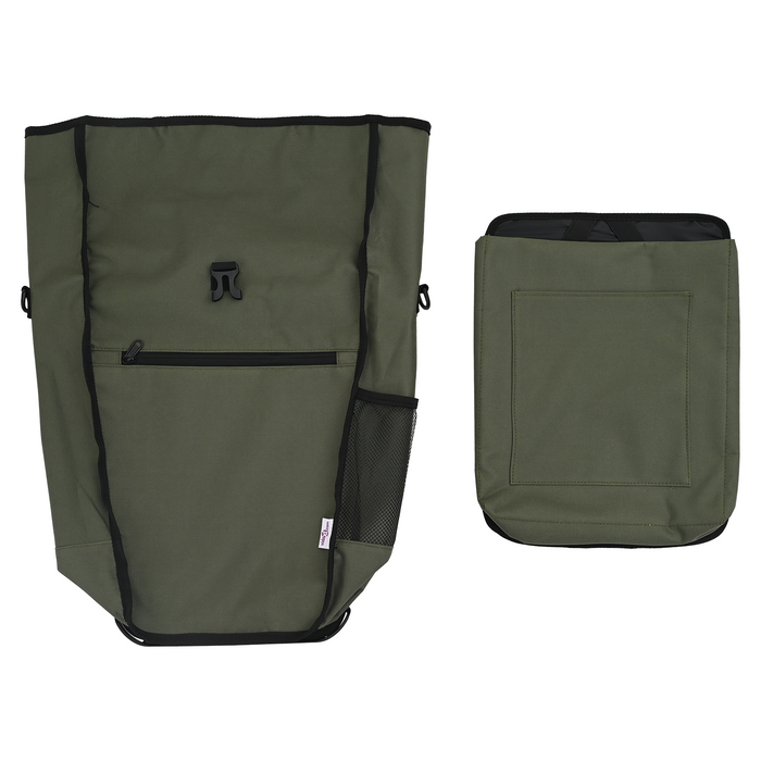 Borsa per Bicicletta per Portapacchi 20 L Verde Oliva 34x16x59 cm