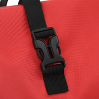 Borsa per Bici da Portapacchi da 20 L Rossa 34x16x59 cm