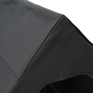 Casa per Cani Nera in Tessuto Oxford e Acciaio