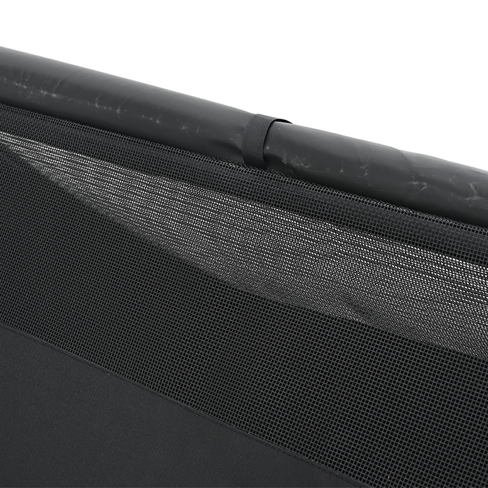 Casa per Cani Nera in Tessuto Oxford e Acciaio