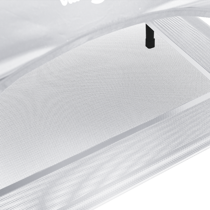 Letto Rialzato per Cani con Tetto Rimovibile Grigio Argento M Metallo