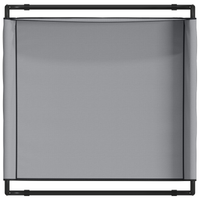 Letto per Cani Elevato Grigio Chiaro in Tessuto Oxford ML e Acciaio