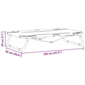 Letto per Cane Pieghevole Grigio Chiaro