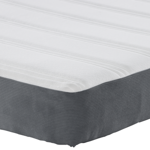 Materasso a Molle Pocket Grigio Scuro Medio 80x200x20 cm Tessuto