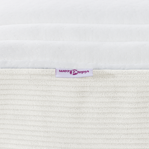 Materasso a Molle Insacchettate  Crema Medio 90x200x20 cm in Tessuto