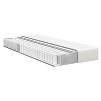 Materasso a Molle Insacchettate  Crema Medio 90x200x20 cm in Tessuto