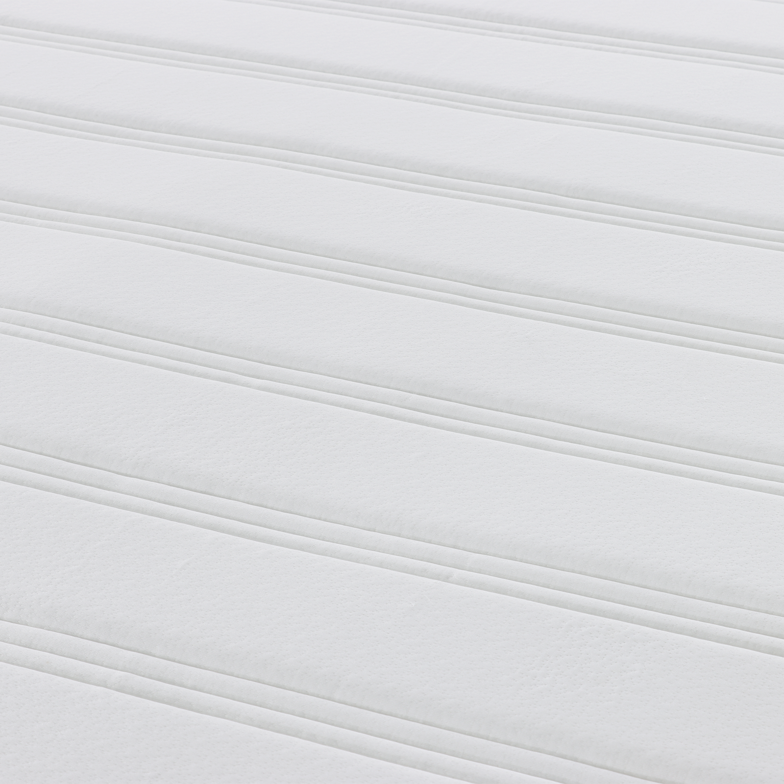 Materasso a molle insacchettate - Grigio scuro, Medio, 140x200x20 cm Tessuto