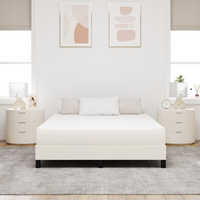 Materasso a Molle Insacchettate  Crema Medio 140x200x20 cm Tessuto