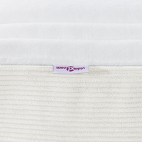 Materasso a molle insacchettate  Crema Medio 160x200x20 cm Tessuto