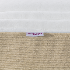 Materasso a Molle Pocket  Verde Chiaro Grigio Medio 160x200x20 cm Tessuto