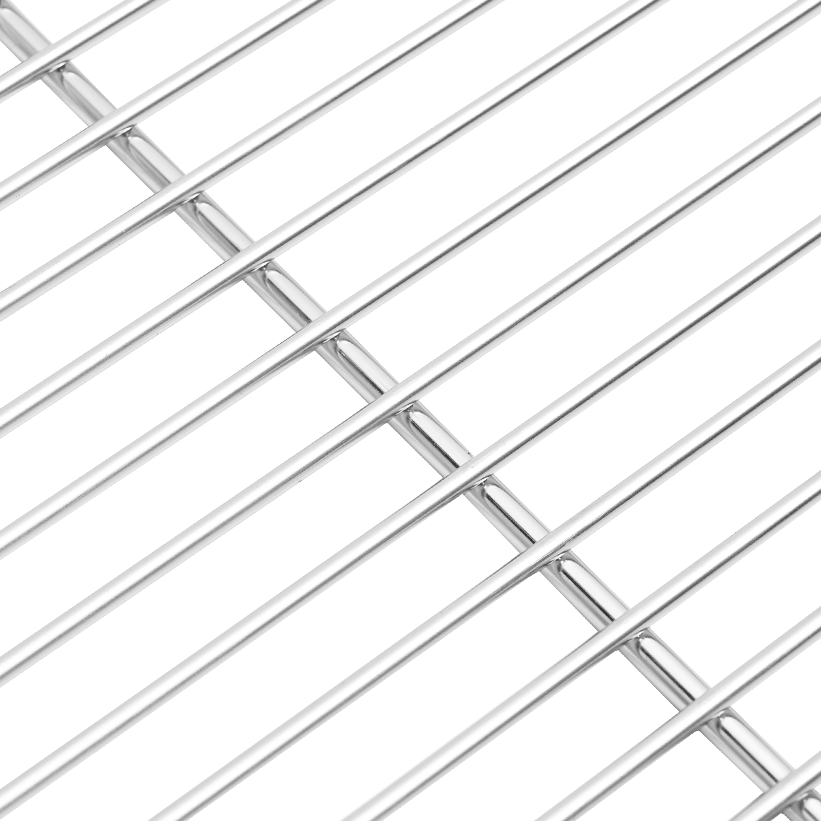 Griglia BBQ rettangolare 40x30 cm in acciaio inox 304