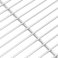 Griglia BBQ rettangolare 40x30 cm in acciaio inox 304