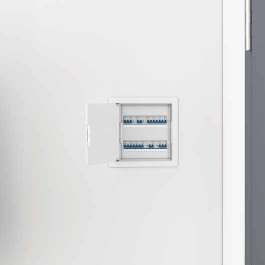 Pannelli di Accesso 2 pz Bianco col.creme+ tetto antracite, tubo argento scuro come campione e link Plastica ABS