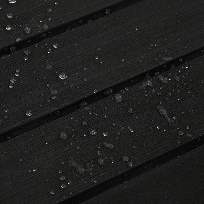 Pavimento per barche autoadesivo grigio scuro e nero 240x90 cm EVA Foam