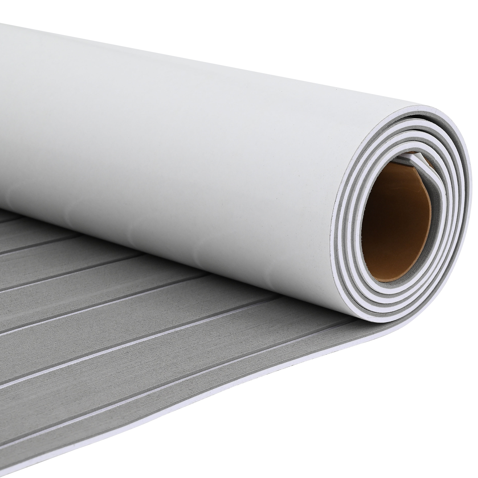 Pavimentazione per Barche Autoadesiva Grigio Chiaro & Bianco 240x90 cm EVA Foam