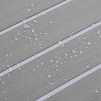 Pavimentazione per Barche Autoadesiva Grigio Chiaro & Bianco 240x90 cm EVA Foam