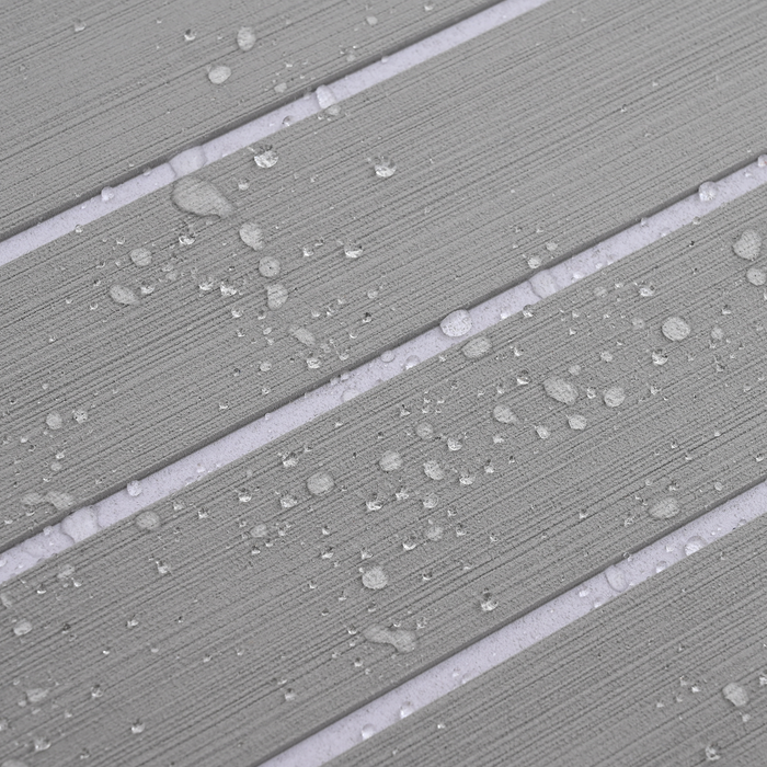 Pavimentazione per Barche Autoadesiva Grigio Chiaro & Bianco 240x90 cm EVA Foam