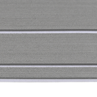 Pavimentazione per Barche Autoadesiva Grigio Chiaro & Bianco 240x90 cm EVA Foam