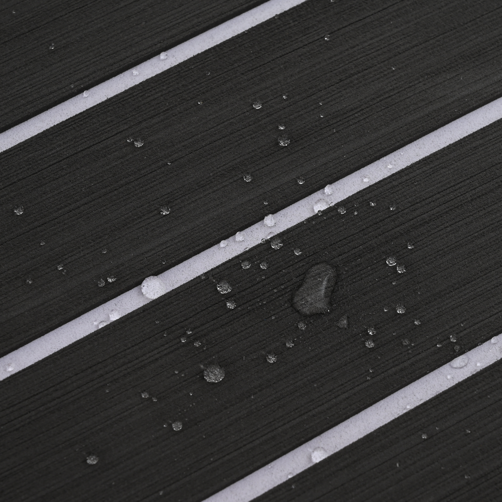 Pavimentazione per barche autoadesiva grigio scuro e bianco 240x90 cm EVA Foam