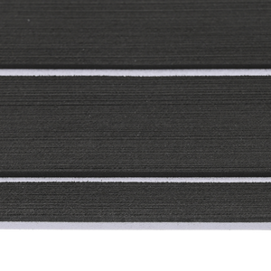 Pavimentazione per barche autoadesiva grigio scuro e bianco 240x90 cm EVA Foam