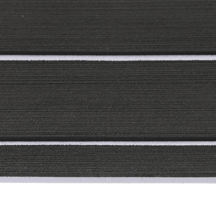 Pavimentazione per barche autoadesiva grigio scuro e bianco 240x90 cm EVA Foam