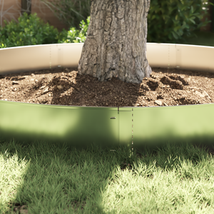 Bordature per Prato 10 pezzi 25x100 cm Acciaio Zincato Flessibile