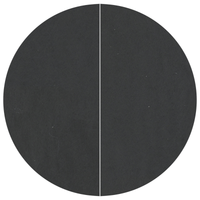 Copertura Rotonda per Piscina Nera PVC Ø 244 cm