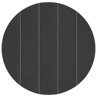 Copertura rotonda per piscina Nera Plastica Ø 610 cm