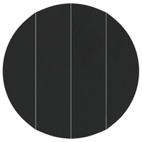 Copertura rotonda per piscina Nera Polietilene Ø 428 cm