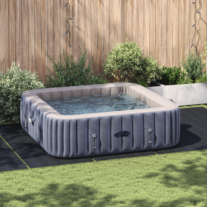 Copertura per piscina rettangolare Nera Polietilene 550 x 280 cm