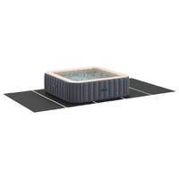 Copertura per piscina rettangolare Nera Polietilene 550 x 280 cm