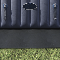 Copertura Piscina Quadrata Nera Poliestere 274 x 274 cm