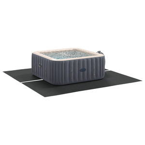 Copertura Piscina Quadrata Nera Poliestere 274 x 274 cm