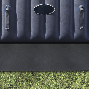 Copertura Piscina Quadrata Nera Plastica 396 x 396 cm Durevole