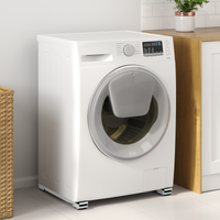 Base per Lavatrice con Ruote 2 pz Lunghezza 46-71 cm 300 kg