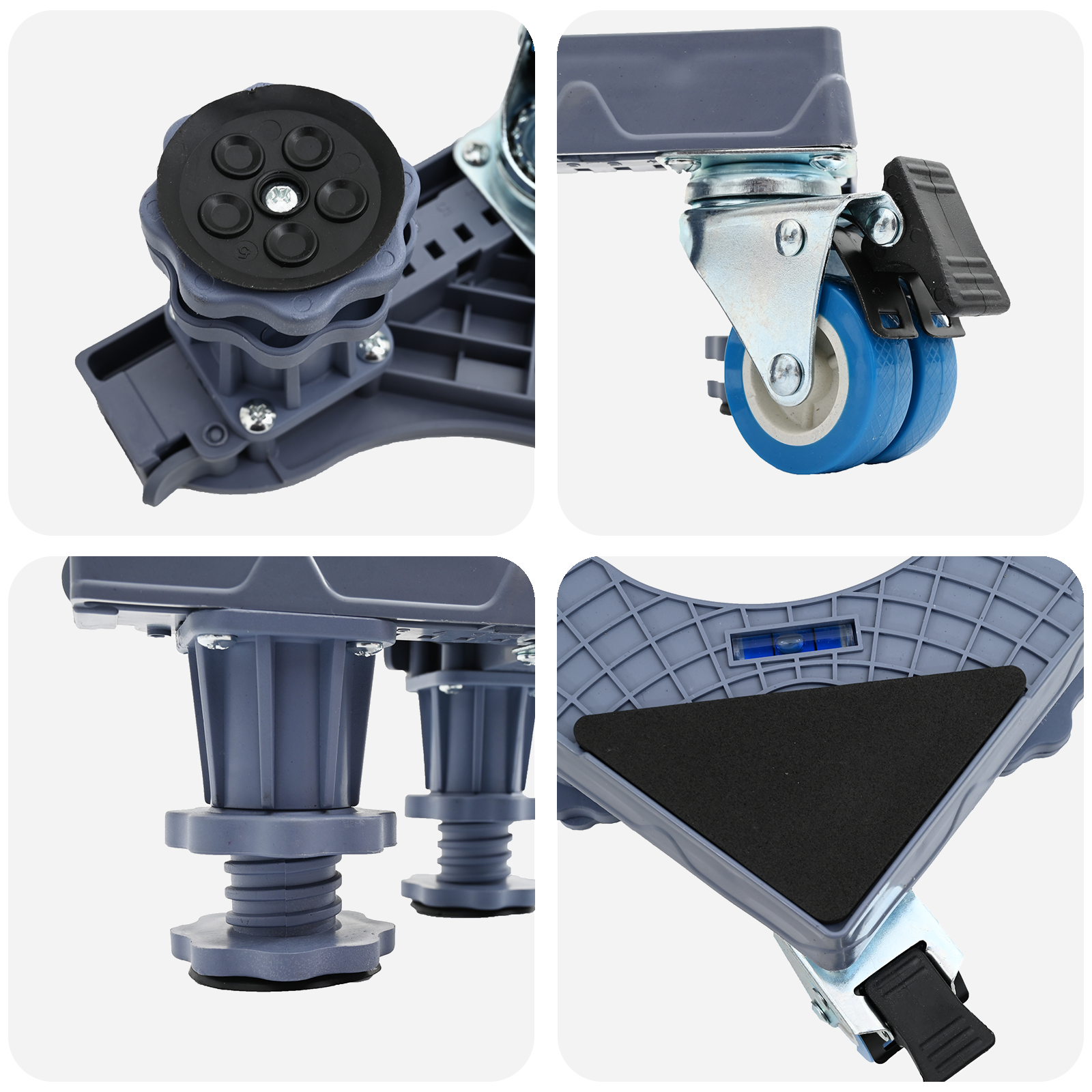 Base per Lavatrice con Ruote Regolabili 250 kg