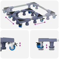 Base per Lavatrice con Ruote Regolabili 250 kg