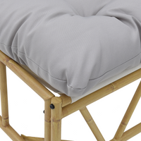 Set di 2 Sedie Relax con Cuscino 60x80x71 cm Acciaio