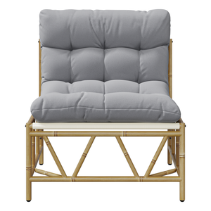 Set di 2 Sedie Relax con Cuscino 60x80x71 cm Acciaio