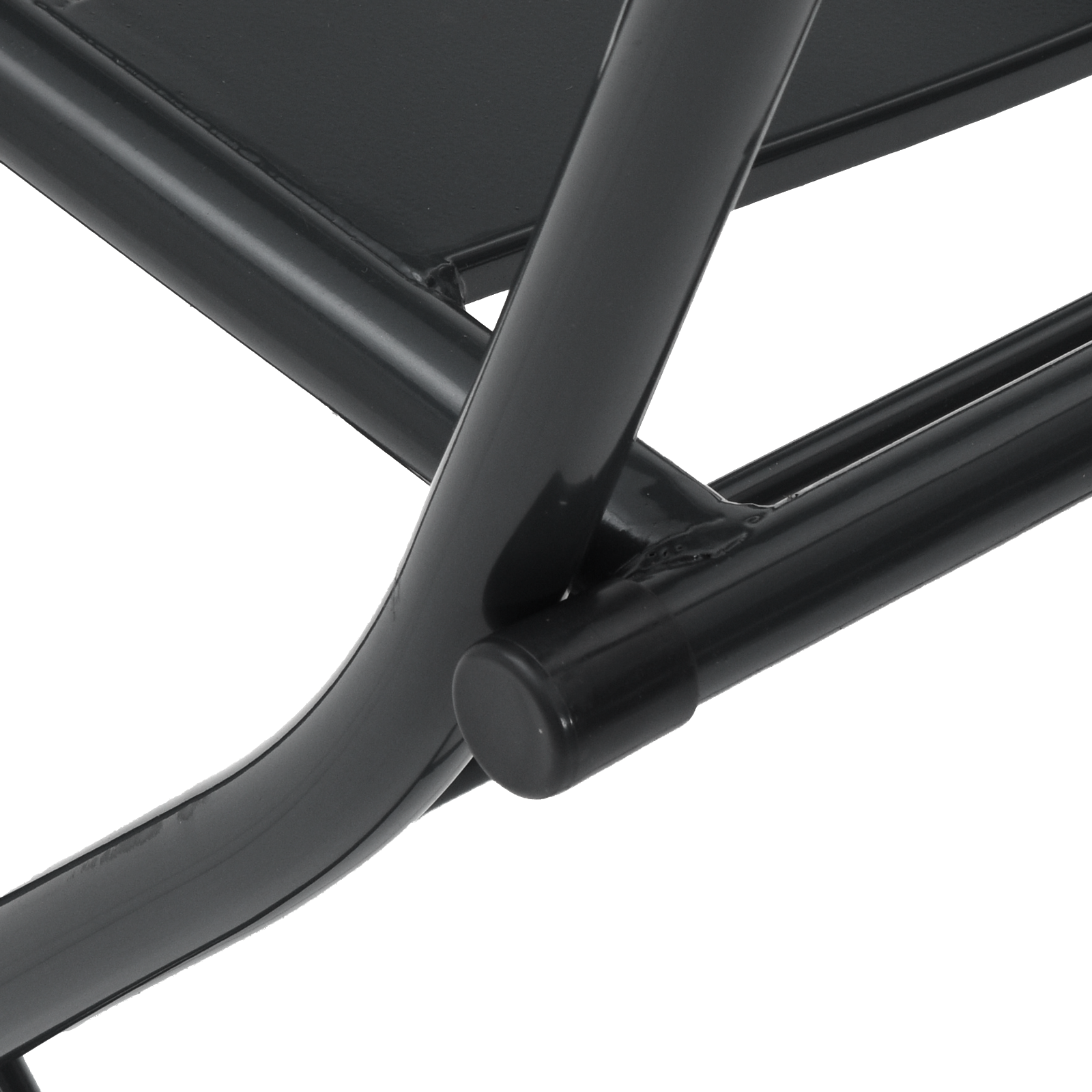 Set Bistro Pieghevole 3 Pezzi in Acciaio Antracite