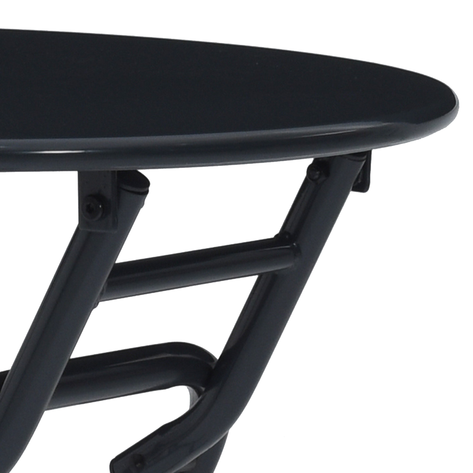 Tavolo da giardino pieghevole Antracite Ø50x72 cm Acciaio