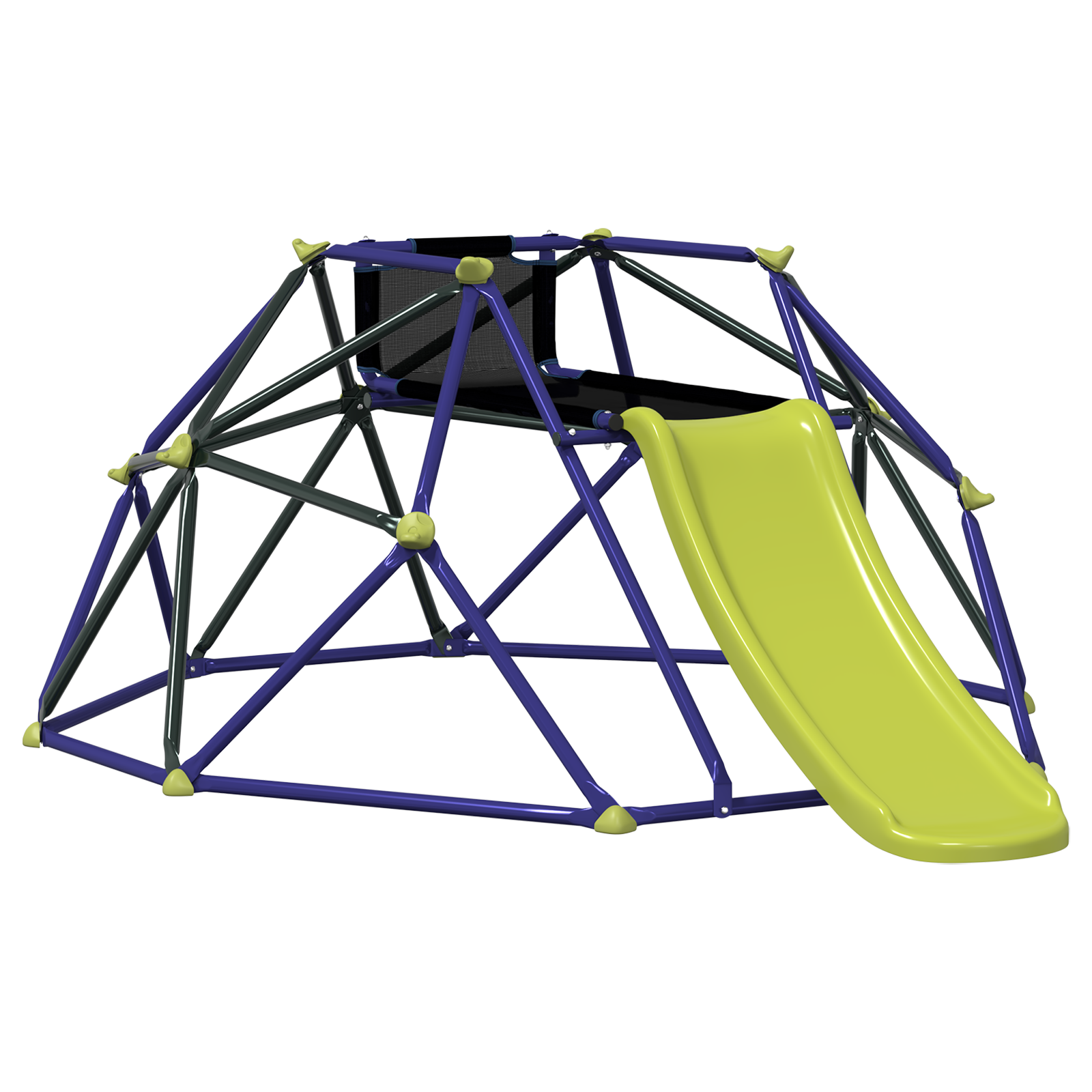 Dome per Arrampicata con Scivolo per Bambini 3-10 Anni 247 cm 200 kg
