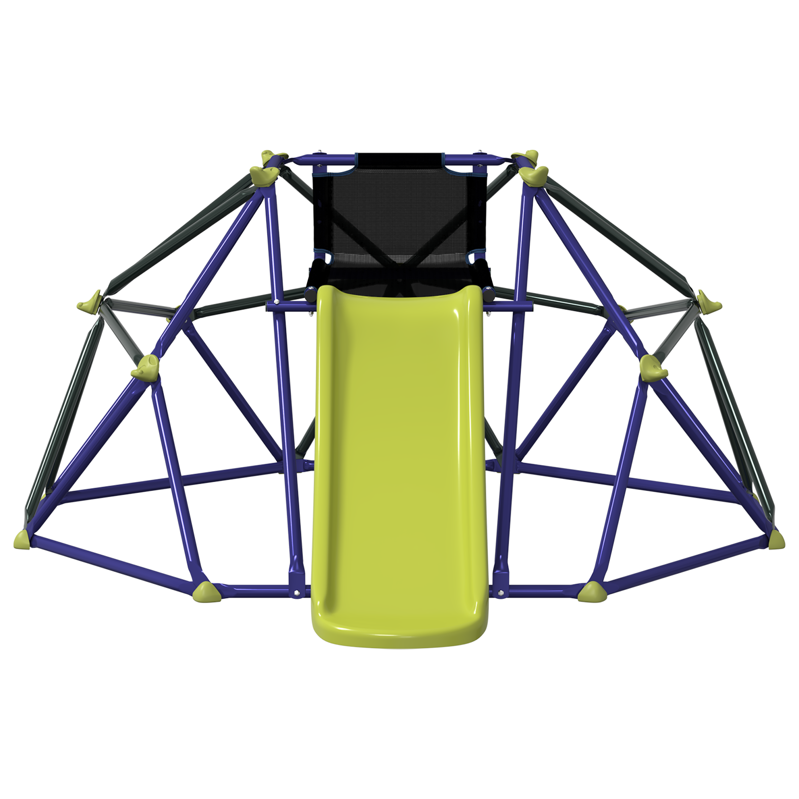 Dome per Arrampicata con Scivolo per Bambini 3-10 Anni 247 cm 200 kg