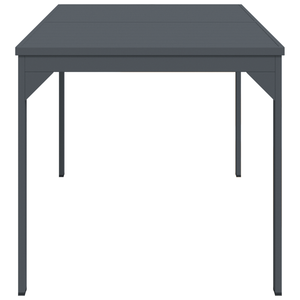 Tavolo da Giardino Grigio Scuro Alluminio Grande