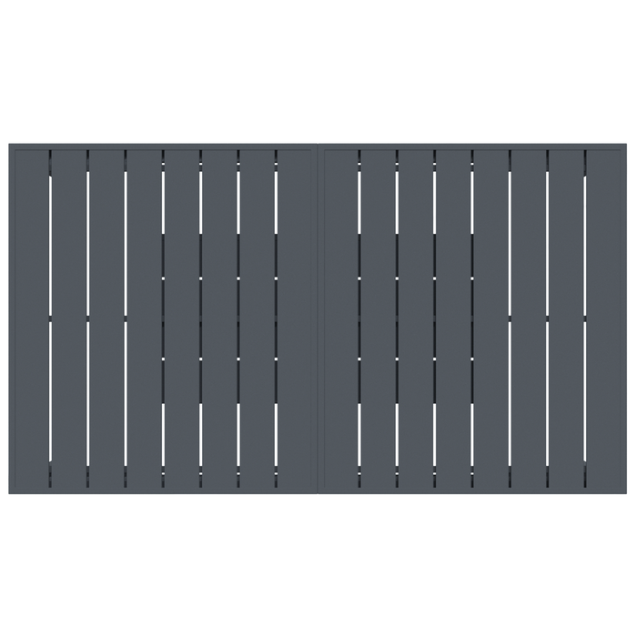 Tavolo da Giardino Grigio Scuro Alluminio Grande