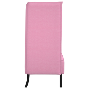 Divano alto Rosa 109x56x121 cm Tessuto