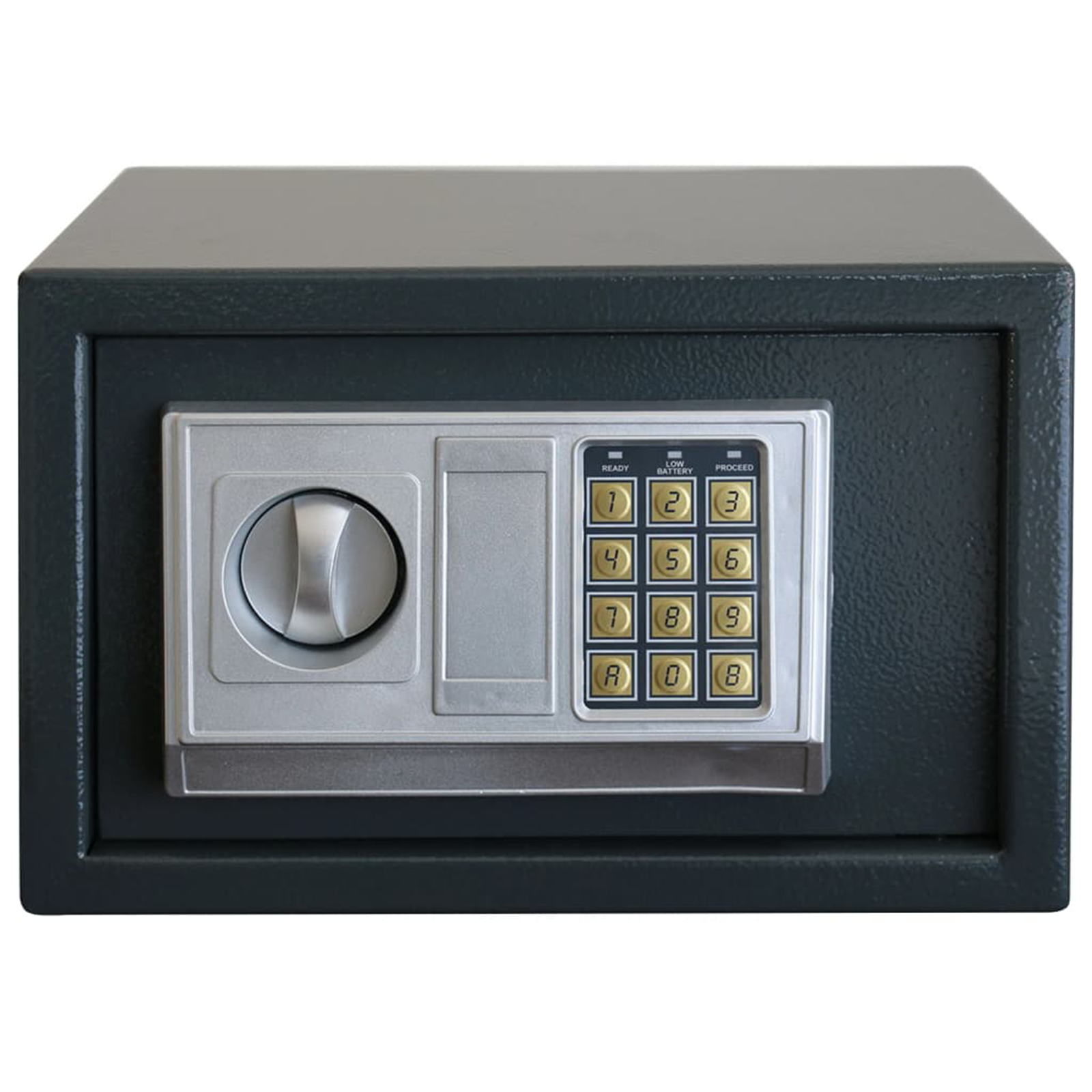 Casseforte Elettronica Grigio Scuro 31x20x20 cm Acciaio