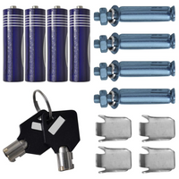 Cassaforte Elettronica con Ripiano Grigio Scuro 35x25x25 cm Acciaio