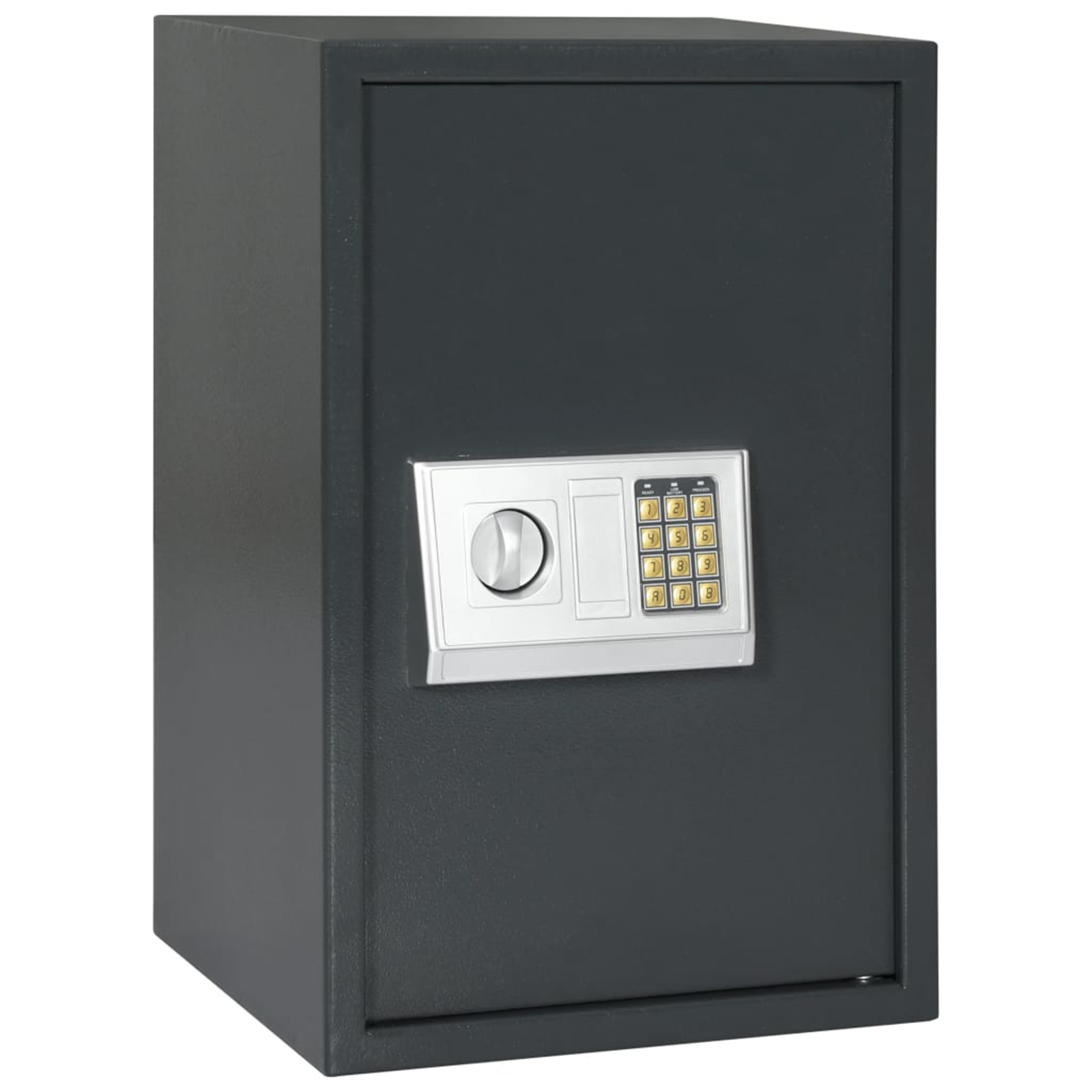 Cassaforte Digitale Elettronica con Ripiano Grigio Scuro 40x35x60 cm Acciaio